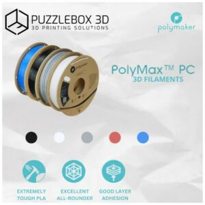 Polymaker PolyMax PC 3D Printing Filament Strength, Toughness, Heat Resistant and Printing Quality