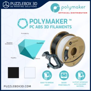 Polymaker PC-ABS 3D Printing Filament Toughness Light Diffusing Properties