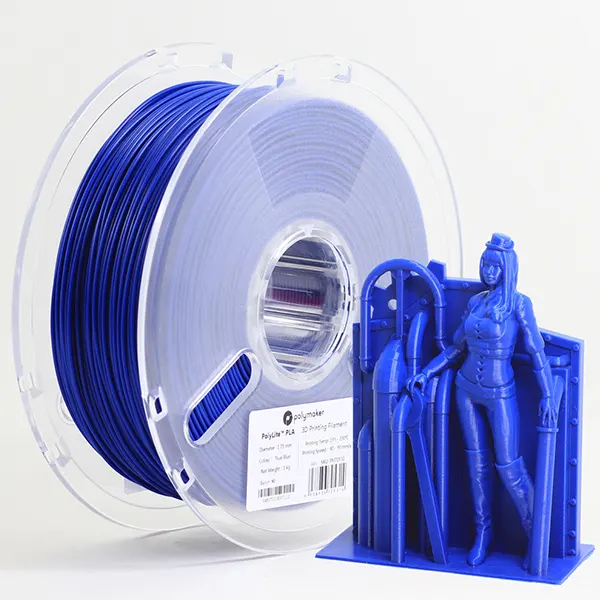 PolyMaker PolyLite PLA 1.75mm Blue 3D printer filament 1Kg - 3D