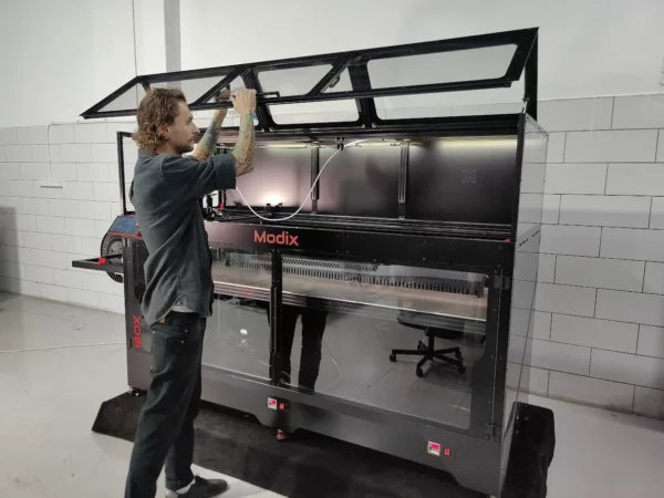 Modix BIG-180X Large Format 3D Printer with Person