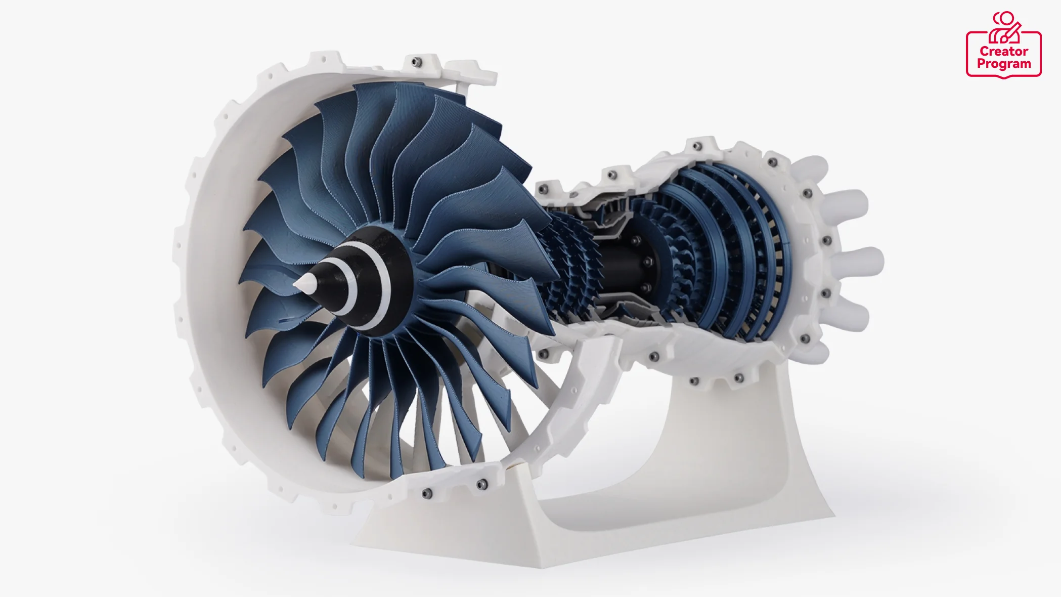 Bambu Lab Jet Engine Model Components Kit