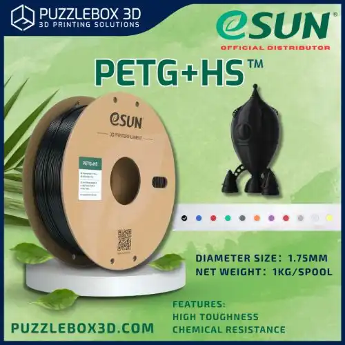 eSun PETG+HS 3D Printing Filaments