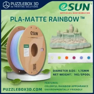 eSun PLA Matte Rainbow 3D Printing Filaments