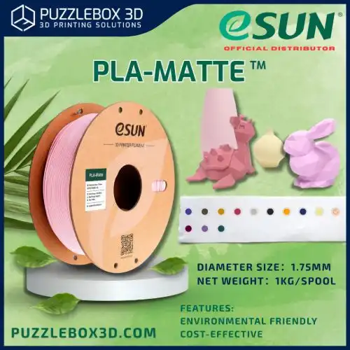 eSun PLA Matte 3D Printing Filaments