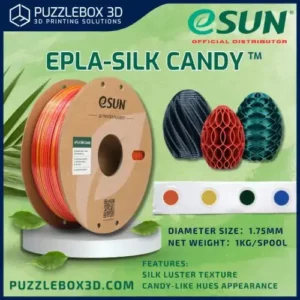 eSun PLA Silk Candy 3D Printing Filaments