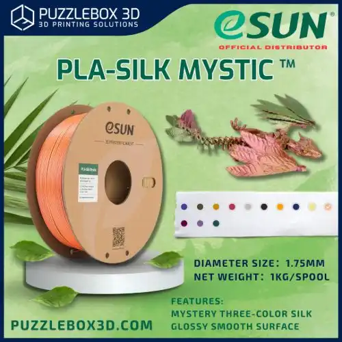eSun PLA Silk Mystic 3D Printing Filaments