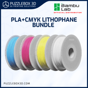 Bambu Lab PLA Basic CMYK Lithophane Bundle 3D Printing Filament