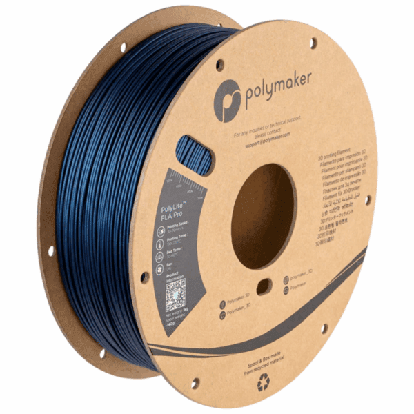 Polymaker PolyLite Metallic PLA Pro 1kg 3D Printing Filament High Toughness & High Rigidity - Image 9
