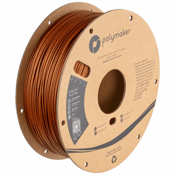 Polymaker PolyLite Metallic PLA Pro 1kg 3D Printing Filament High Toughness & High Rigidity - Image 8