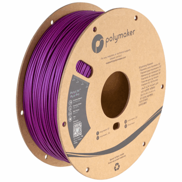 Polymaker PolyLite Metallic PLA Pro 1kg 3D Printing Filament High Toughness & High Rigidity - Image 5