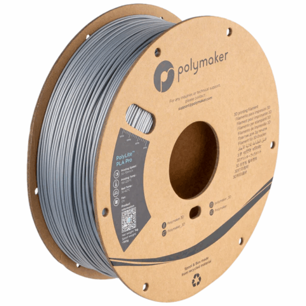 Polymaker PolyLite Metallic PLA Pro 1kg 3D Printing Filament High Toughness & High Rigidity - Image 3
