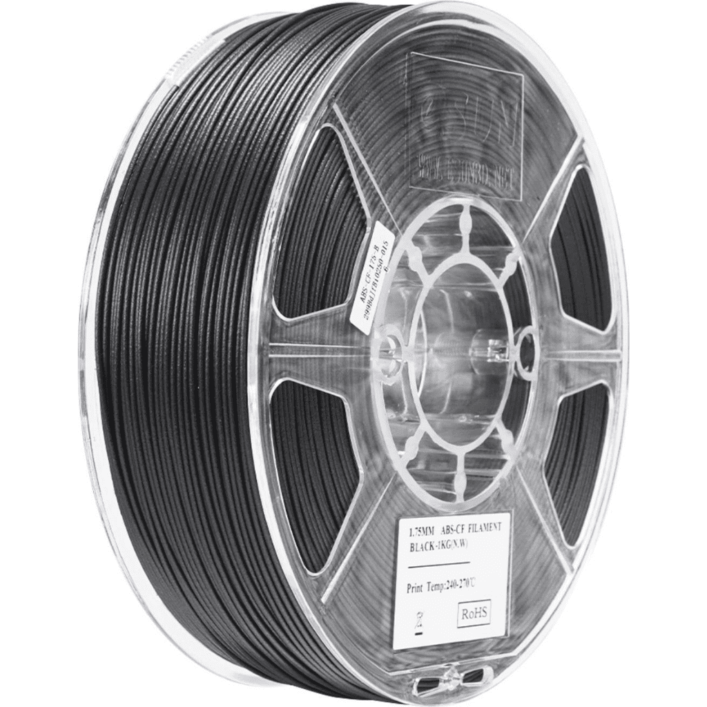 eSun ABS-CF 3D Printing Filament 1.75mm Stronger, stiffer and more stable than regular ABS - Image 7