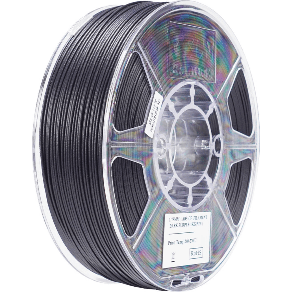 eSun ABS-CF 3D Printing Filament 1.75mm Stronger, stiffer and more stable than regular ABS - Image 3