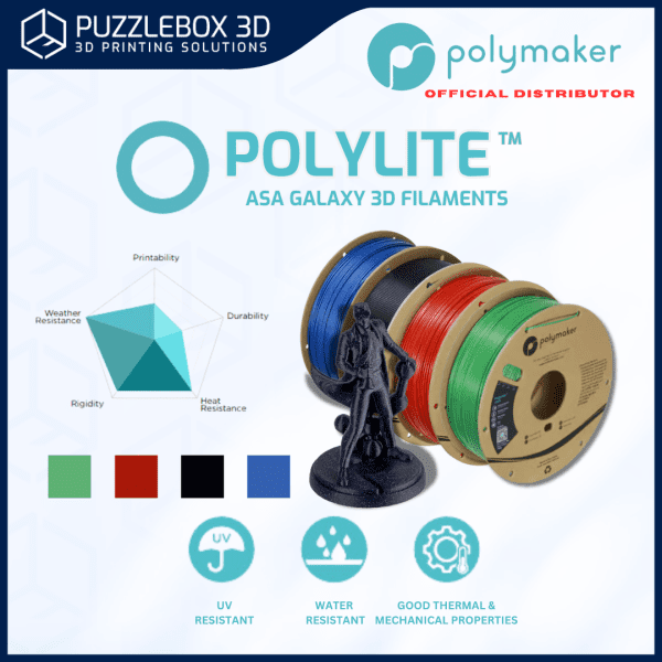 Polylite ASA Galaxu PLA 3D Filaments