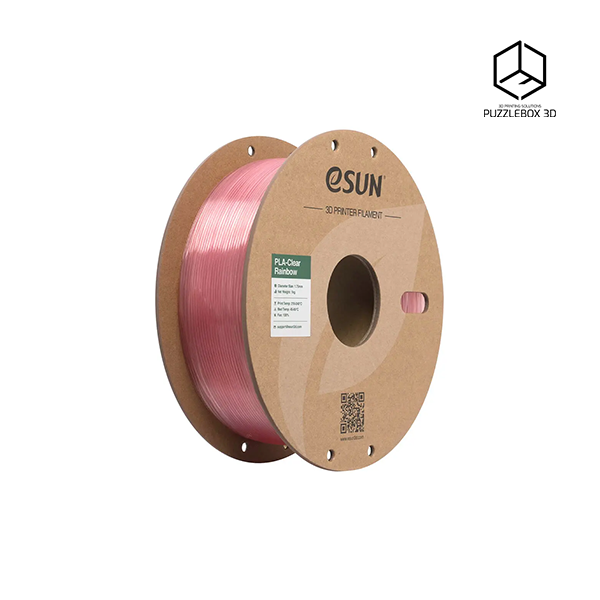 PLA Clear Rainbow eSun Pink Crystal